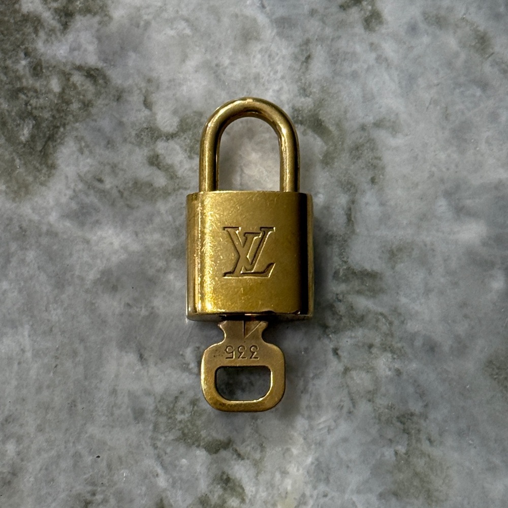 Louis Vuitton Gold Lock and Key #335